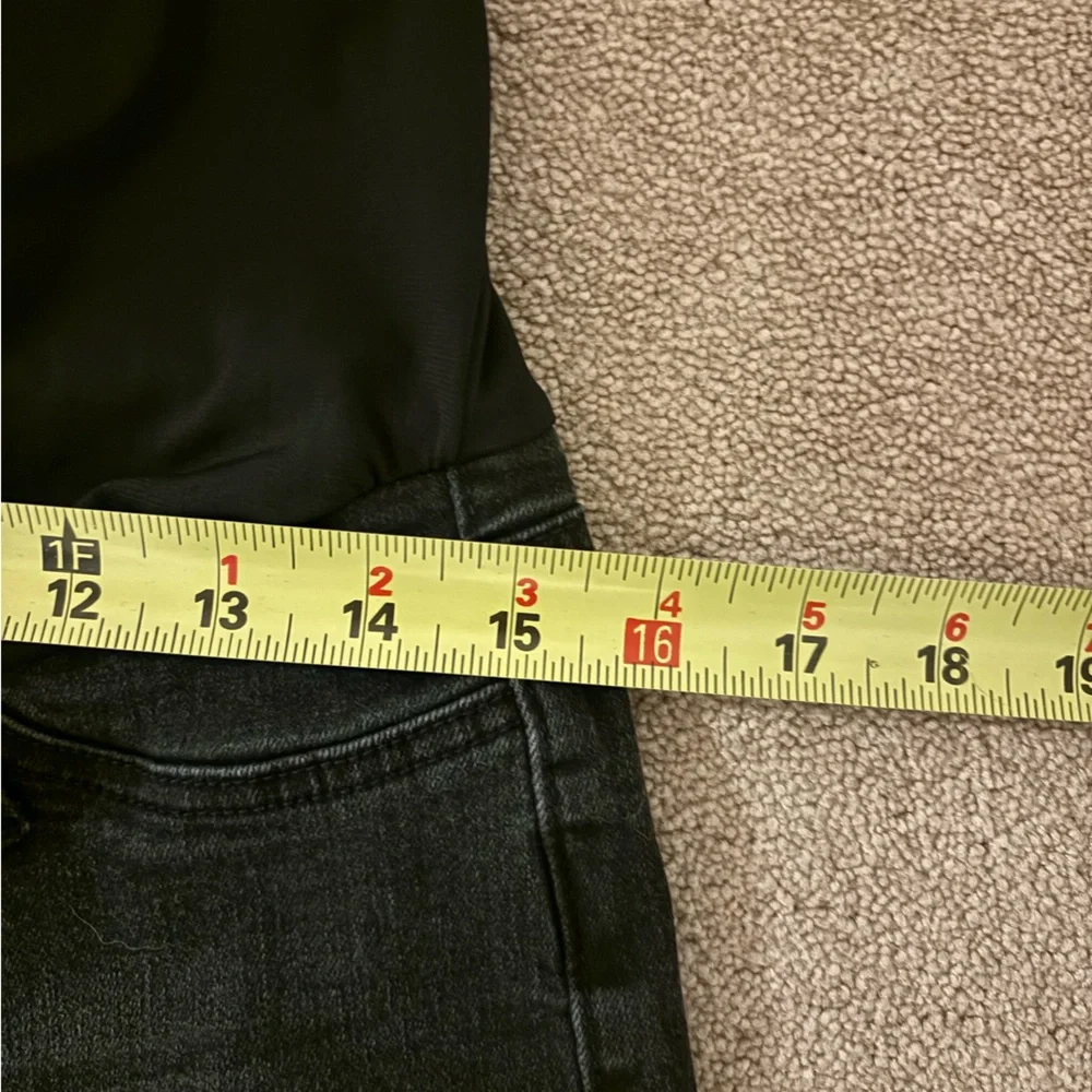 SHEIN Classic Black Maternity Skinny Jeans - Picture 6 of 8